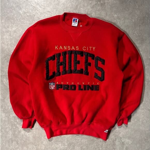 Russell Athletic Other - 90's Vintage Kansas City Chiefs Pro Line Embroidered Red Crewneck -M